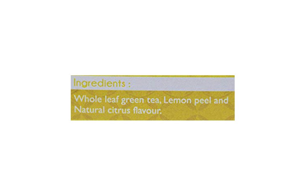 Gardner Street Lemon Aid Green Tea With Lemons, Whole leaf premium   Pack  20 pcs